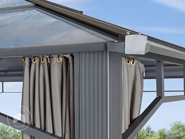 Havepavillon, Sunset Deluxe, hårdt tag, 3×4 m