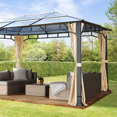 Havepavillon, Sunset Deluxe, hårdt tag, 3×4 m
