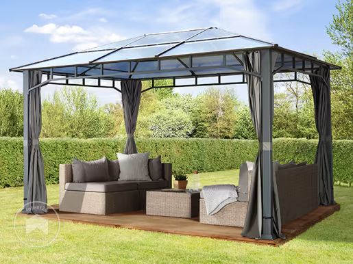 Havepavillon, Sunset Deluxe, hårdt tag, 3×4 m
