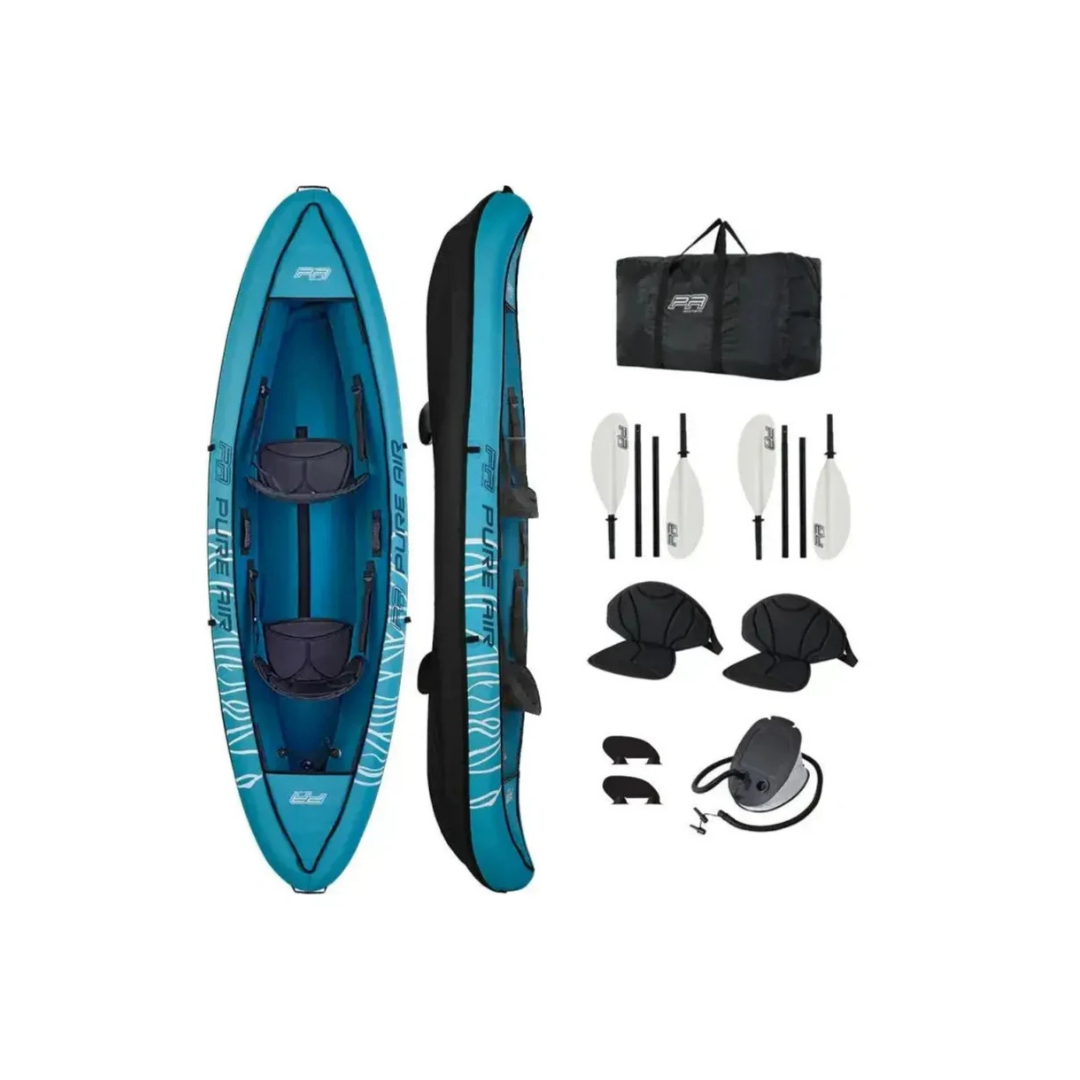 Oppustelig kajak Aqua Marina Pure Air Sparkle til 2 personer