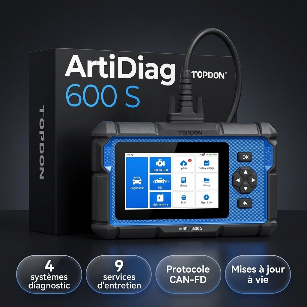 ArtiDiag600S Bilscanner OBD2 Diagnoseværktøj