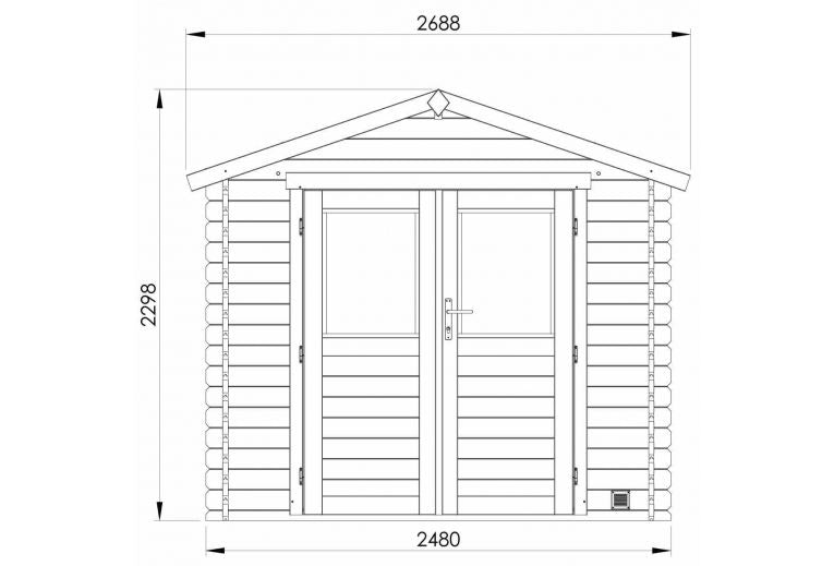Havehus NICO - 2,8m²
