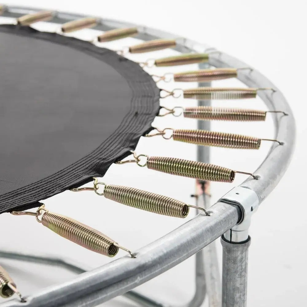 Oval trampolin 360cm med sikkerhedsnet