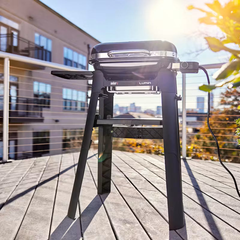 Elektrisk grill Lumin Compact og understel med ben