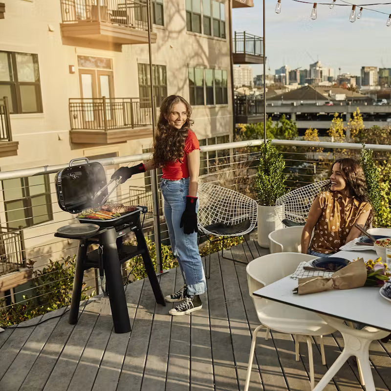 Elektrisk grill Lumin Compact og understel med ben