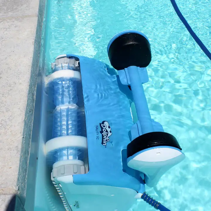 Poolrobot - Dolphin Nauty TC - Med kombineret børste og fjernbetjening