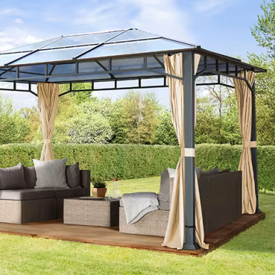 Havepavillon, Sunset Deluxe, hårdt tag, 3×4 m