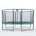 Rektangulær trampolin 400cm med sikkerhedsnet
