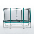 Oval trampolin 430cm med sikkerhedsnet
