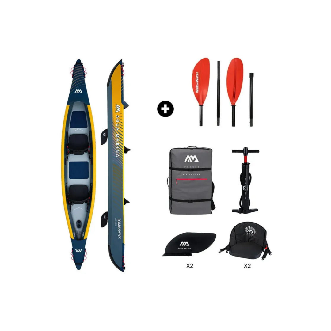 Oppustelig kajak Aqua Marina Tomahawk AIR-K til 2 personer