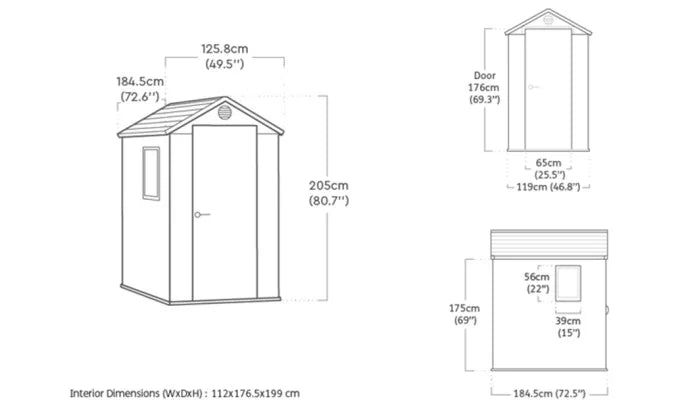 Havehus DARWIN - 2m²