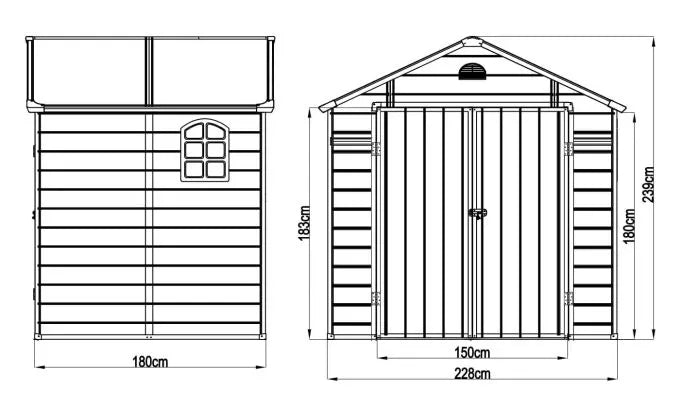 Havehus CHESTER - 4.10m²