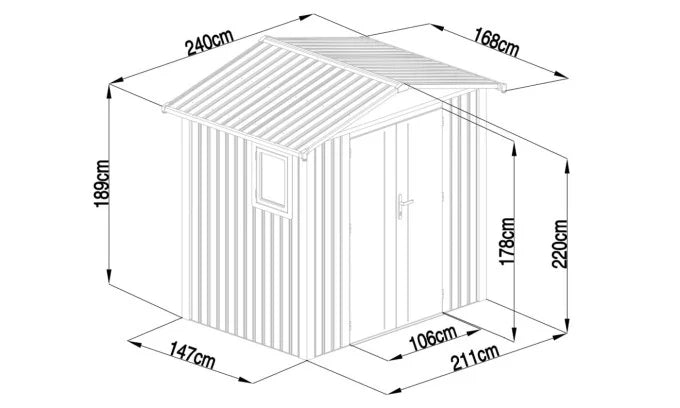 Havehus Amy A - 3.10m²
